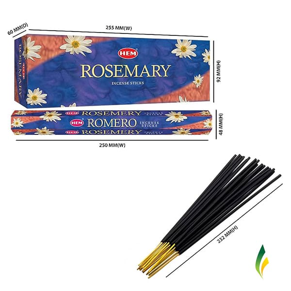 Rosemary Incense Sticks Packing Size