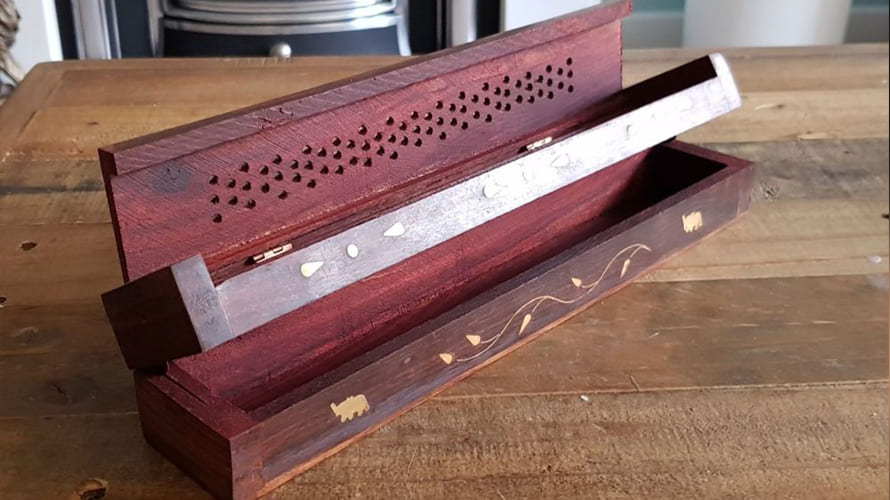 Wooden Incense Sticks Store Box
