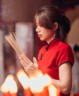 Burning Incense Sticks during Spiritual Rituals