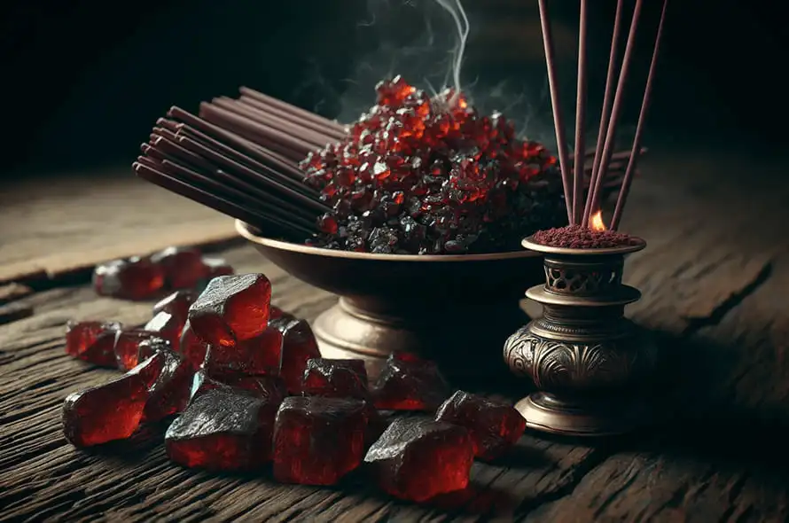 Dragon's Blood Incense vs. Resin