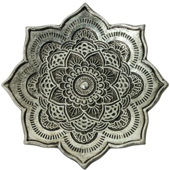 Aluminum Lotus Flower Incense Holder - Spiritual Decor & Aromatherapy Tool