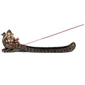 Bronze Ganesha Stick Incense Burner