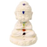 Chakra Buddha Gypsum Cement Incense Holder