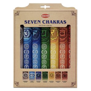 HEM Seven Chakras Incense - Deluxe Boxed Gift Set