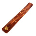 Wooden Capricorn Astrology Incense Holder