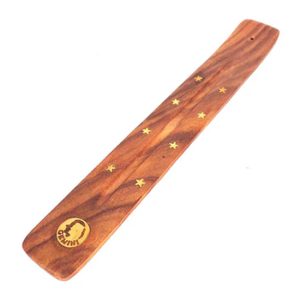 Wooden Gemini Astrology Incense Holder