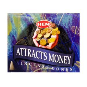 HEM Attracts Money Incense Cones