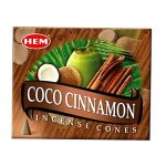 HEM Coco Cinnamon Incense Cones