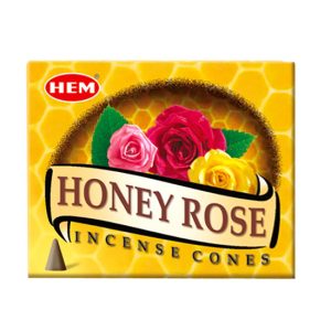 HEM Honey Rose Incense Cones