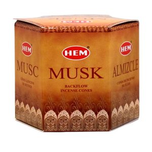 HEM Musk Backflow Incense Cones