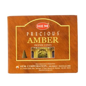 HEM Precious Amber Incense Cones