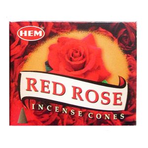 HEM Red Rose Incense Cones