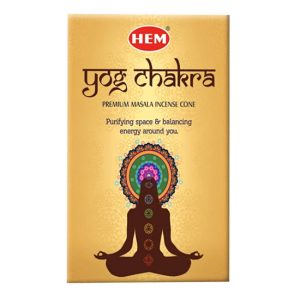 HEM Yog Chakra Incense Cones